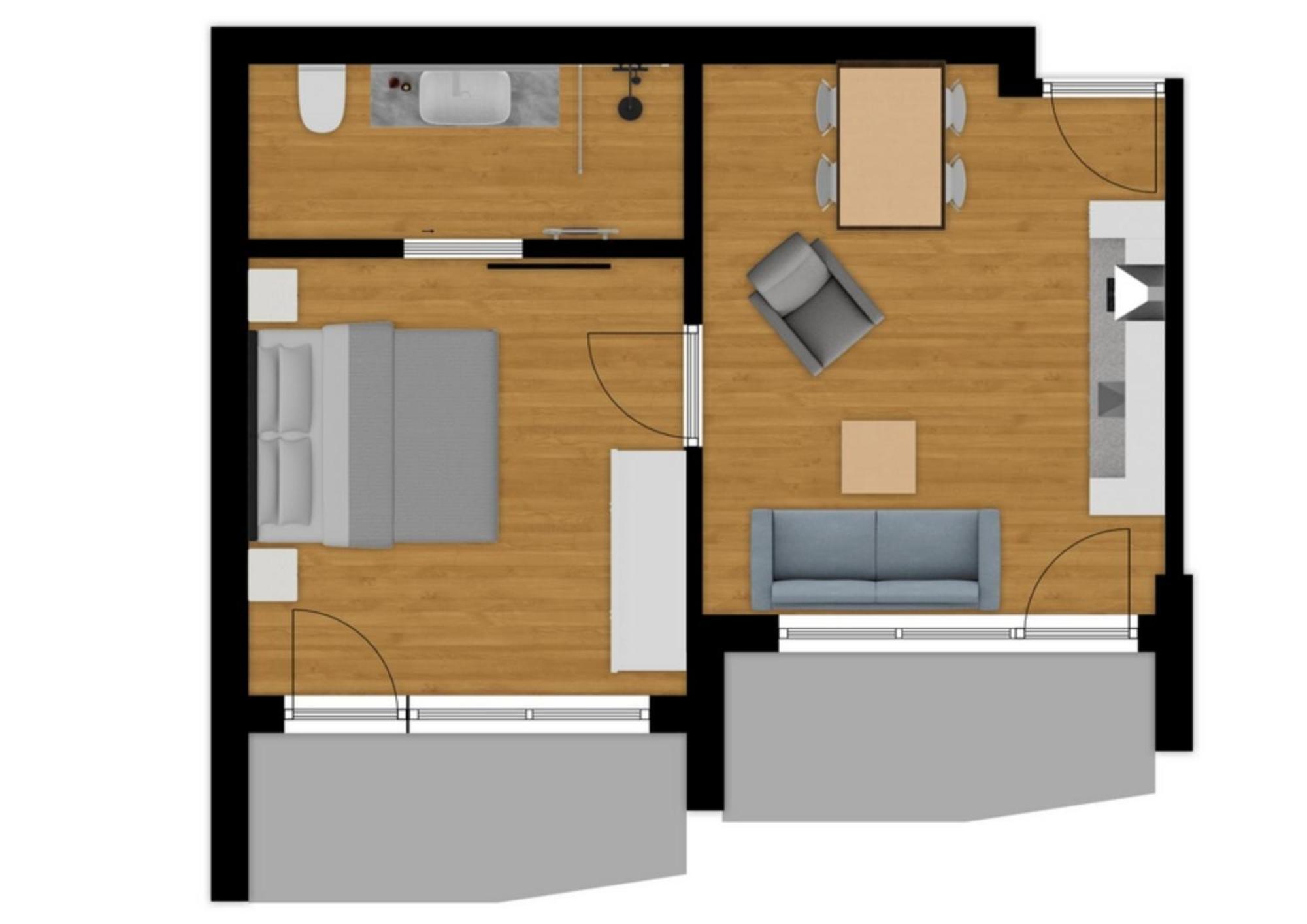 Herzblut Wohlfuehl Appartements 외치 객실 사진